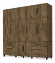 Ver imagem 1 de Roupeiro Triplex Guarda Roupas Londres Casal 12 Portas Amend Trinobel