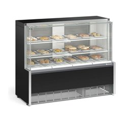 Vitrine Estufa Gelopar com Bandeja 140 cm Preto 50-60Hz 220V MEQA-140R - 1