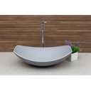 Ver imagem 3 de Kit Banheiro Cuba Pia Chanfrada + Torneira e Válvula Cromada:cinza Matte