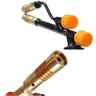 Maçarico Portátil Cabeça Dupla Cobre Mangueira Silicone Gás GLP - 6