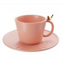 Ver imagem 3 de Conjunto 2 Xícaras de Chá de Cerâmica Colibri com Pires Wolff