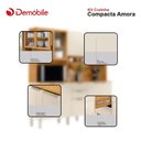 Ver imagem 4 de Kit para Cozinha Compacta Amora Cinamon Off White – Demóbile
