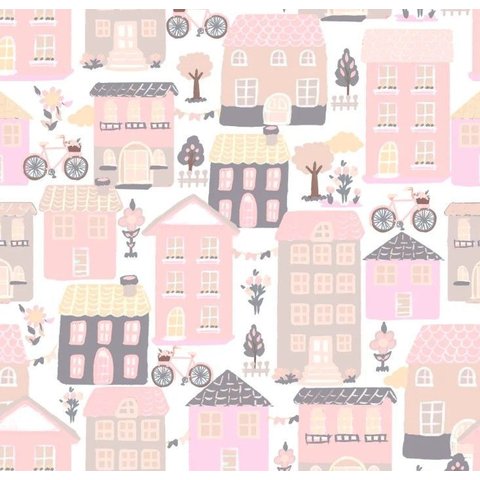 Papel de Parede Wiler Bambine - Vila Candycolor Rosa Ba0019