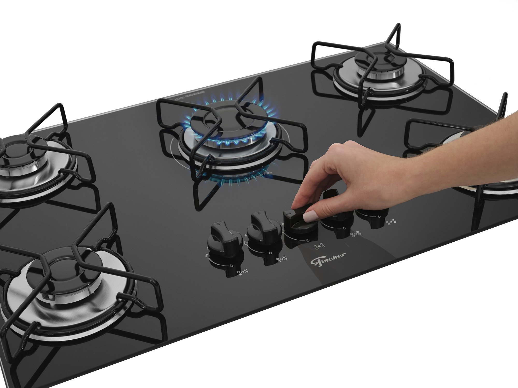 Fogão Cooktop Fischer 5 Bocas Fit Line 36360 - 102676 - 4