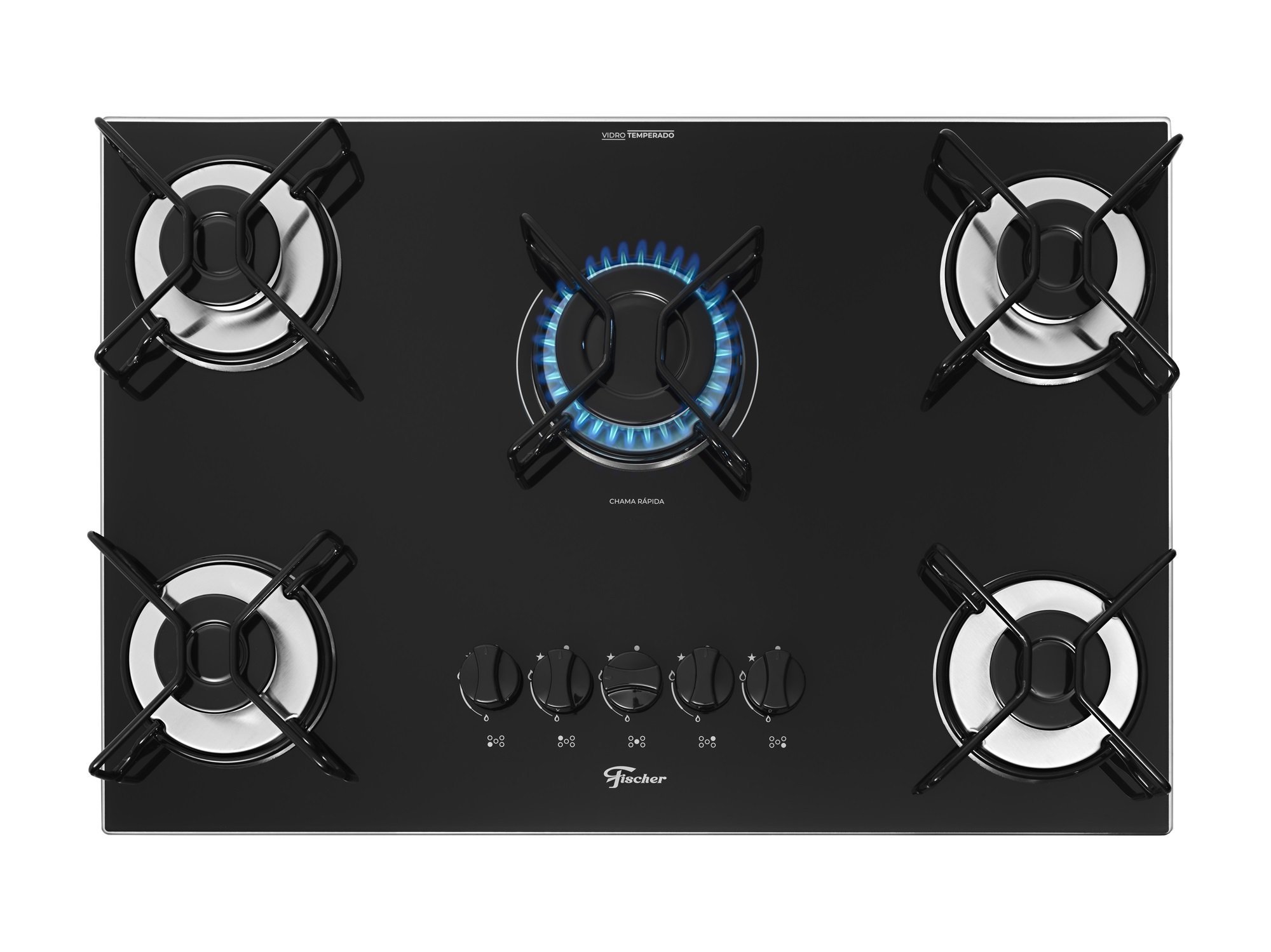 Fogão Cooktop Fischer 5 Bocas Fit Line 36360 - 102676