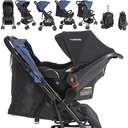 Ver imagem 3 de Carrinho de Bebe com Bebe Conforto Base Kiddo Mascote Marinho