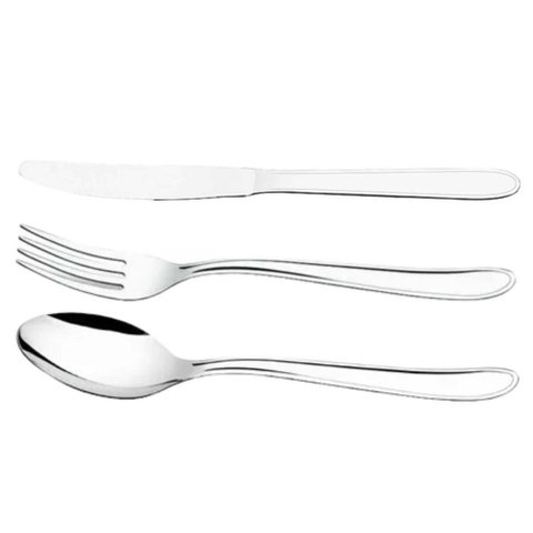 Faqueiro 72 Talheres Garfos Colheres Facas de Mesa Inox Turim Mesa Posta Servir
