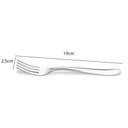 Ver imagem 3 de Faqueiro 72 Talheres Garfos Colheres Facas de Mesa Inox Turim Mesa Posta Servir