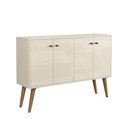 Ver imagem 4 de Buffet Aparador Imperial 4 Portas com Pés Palito Retrô - Off White