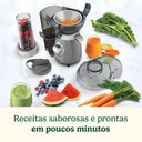 Ver imagem 5 de Liquidificador e Juicer Smartduet Prata 220V Cuisinart Liquidificador e Juicer Smart Power Prata 220