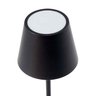 Luminária Abajur Milano 3w 3000k Recarregável e Dimerizavel Gaya Preto St2963 - 7