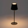 Luminária Abajur Milano 3w 3000k Recarregável e Dimerizavel Gaya Preto St2963 - 4
