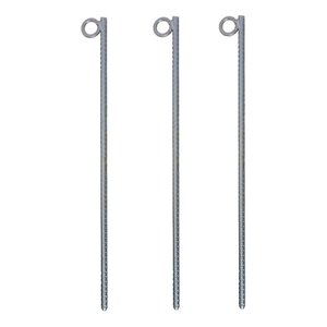 Estaca Para Barraca E Jardinagem 60 Cm Tutor - 03 Unidades