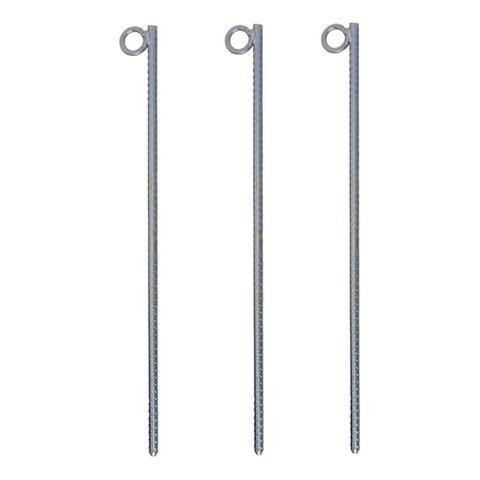Estaca Para Barraca E Jardinagem 60 Cm Tutor - 03 Unidades