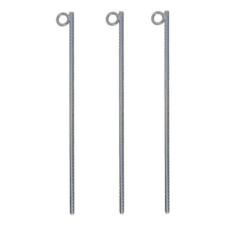 Estaca Para Barraca E Jardinagem 60 Cm Tutor - 03 Unidades