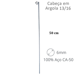 Estaca Para Barraca E Jardinagem 60 Cm Tutor - 03 Unidades - 2