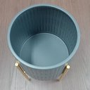 Ver imagem 6 de Cachepô de Metal Preto 46x25x25cm Vaso Plantas Jardim Sala Suculenta Flores