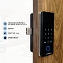 Ver imagem 1 de Fechadura Digital Biometrica Eletrônica Primebras Athenas Madeira