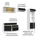 Ver imagem 5 de Armário de Cozinha Completa 270cm Branco/preto Glamy Madesa 12