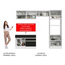 Ver imagem 6 de Armário de Cozinha Completa 270cm Branco/preto Glamy Madesa 12