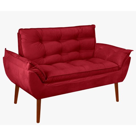 Kit 01 Namoradeira Opala 02 Lugares Decorativa Suede
