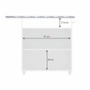 Ver imagem 6 de Tábua de Passar Roupa 2 Portas Criativa Notável Branco