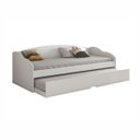 Ver imagem 3 de Sofá Cama Funny com Cama Auxiliar Conquista Branco Brilho