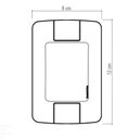 Ver imagem 2 de Conjunto 4x2 com 3 Interruptores Simples Tramontina Aria 6 a 250 V Branco Tramontina