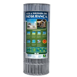 Tela Soldada Alambrado Segurança 5x5 1,00x25m 2,1mm Morlan