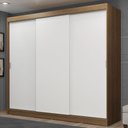 Ver imagem 1 de Guarda-roupa Casal Madesa Kansas 3 Portas de Correr 3 Gavetas