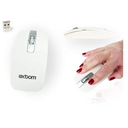 Kit Teclado e Mouse sem Fio Bk-S1000 Branco+ Mousepad 22x18cm - 4