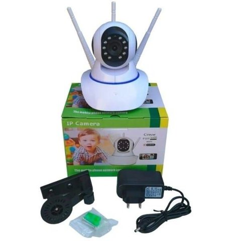 Câmera de Segurança Robo 3 Antenas Ip Wifi 360 Yoosee/YYP2P