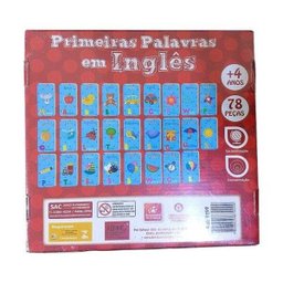 Jogo Educativo De Madeira Palavras Em Inglês 78 Peças - Brincadeira de criança - 3