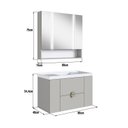 Ver imagem 3 de Conjunto para Banheiro com Cuba e Espelheira Yescasa