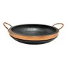 Frigideira Paella de Pedra Sabão 28 Cm com Tampa - 2