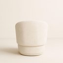 Ver imagem 5 de Poltrona Orgânica Redonda para Sala Quarto Recepção Liz Confortável Elegante Bouclê