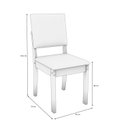 Ver imagem 3 de Conjunto 2 Cadeiras para Sala de Jantar CAD160 Marrom/Canela/Gelo