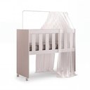 Ver imagem 2 de Mini Berço Moisés Multifuncional 100% MDF com Colchão Incluso Multimóveis Crtig-BER004 Branco
