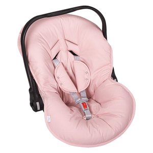 Capa para Bebê Conforto Ajustável Almofadada Batistela Baby:rosa