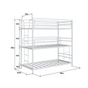 Ver imagem 4 de Treliche de Solteiro em Ferro Jack:branco