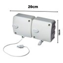 Ver imagem 2 de VARAL STENDMAX COM 2 MÓDULO 6 METRÔS BRANCO MAXEB 7266