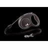 Guia Flexi Black Design Corda M 5M - Preta para Cães - 2