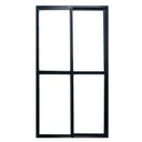 Ver imagem 1 de Porta de Sacada de Correr de Alumínio Preto 2 Folhas Móveis Cmc Classic - 2.10 (A) X 1.50 (L)