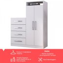 Ver imagem 2 de Cômoda Paris 2 Portas 4 Gavetas - Panorama Móveis