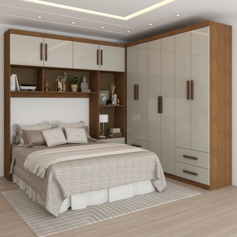 Guarda-roupa Casal Modulado Paradise 10 Portas 6 gavetas - Panorama Móveis