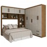 Guarda-roupa Casal Modulado Paradise 10 Portas 6 gavetas - Panorama Móveis - 5