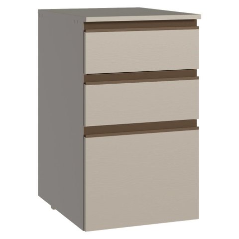 Balcão de Cozinha 40cm 3 Gavetas Suspenso Nice Madesa