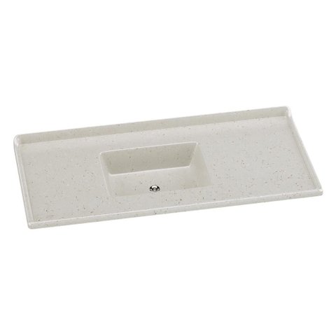 Pia de Cozinha Mármore Sintético 120x55cm Multimóveis CR20479  