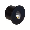 Ver imagem 1 de Balizador de Embutir Solo Piso Plus Redondo Preto Led 3w 3000k Bivolt Ip65