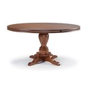 Ver imagem 1 de Mesa de Jantar Redonda 136x136cm Manchester Linz Móveis - Imbuia Glazer